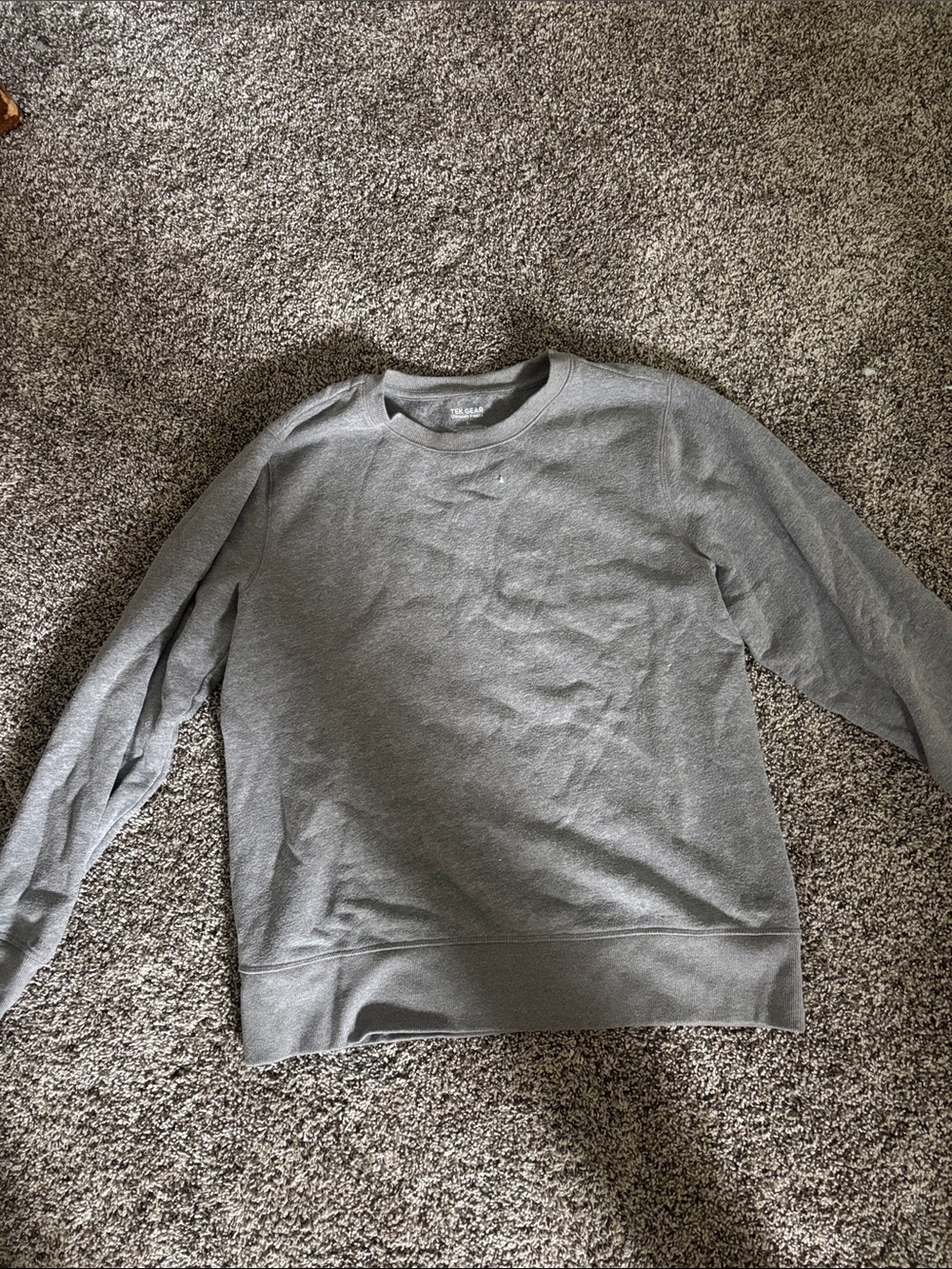tek gear Men's Gray Crewneck Pullover Sweater